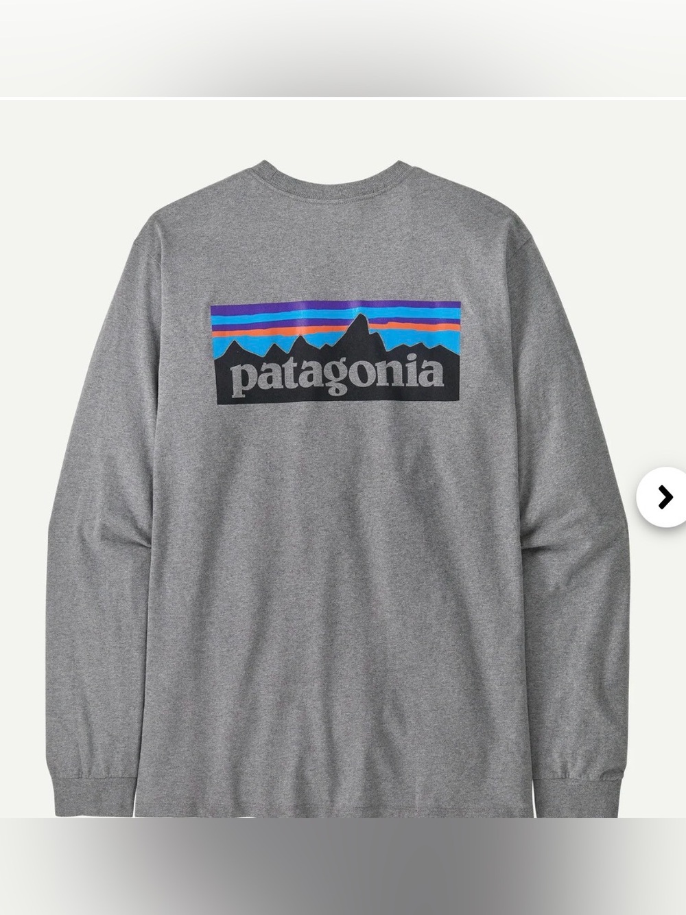 Patagonia Long Sleeve Crewneck Tee - Heather Gray